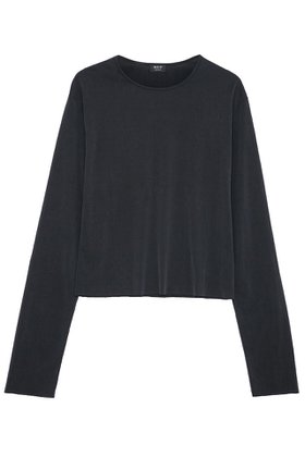 【イリスフォーセブン/IRIS 47】のvelvety long トップス 人気、トレンドファッション・服の通販 founy(ファニー) ファッション Fashion レディースファッション Fashion for Women トップス・カットソー Cut & Sew Tops シャツ・ブラウス・オフィスカジュアル Elegant Blouses & Button-Ups ロングTシャツ・Tシャツ Longline T-Shirts & Tees カットソー・ベーシックTシャツ Cut-and-Sewn Tops / Stretch Tees & Basics エレガント 上品 Elegant カットソー Cut and Sewn Top シンプル Simple, Minimal スリーブ Sleeve, Long Sleeve / Short Sleeve ドレープ Drape, Draping Fabric ロング Long, Long-Length |ID:prp329100004874536