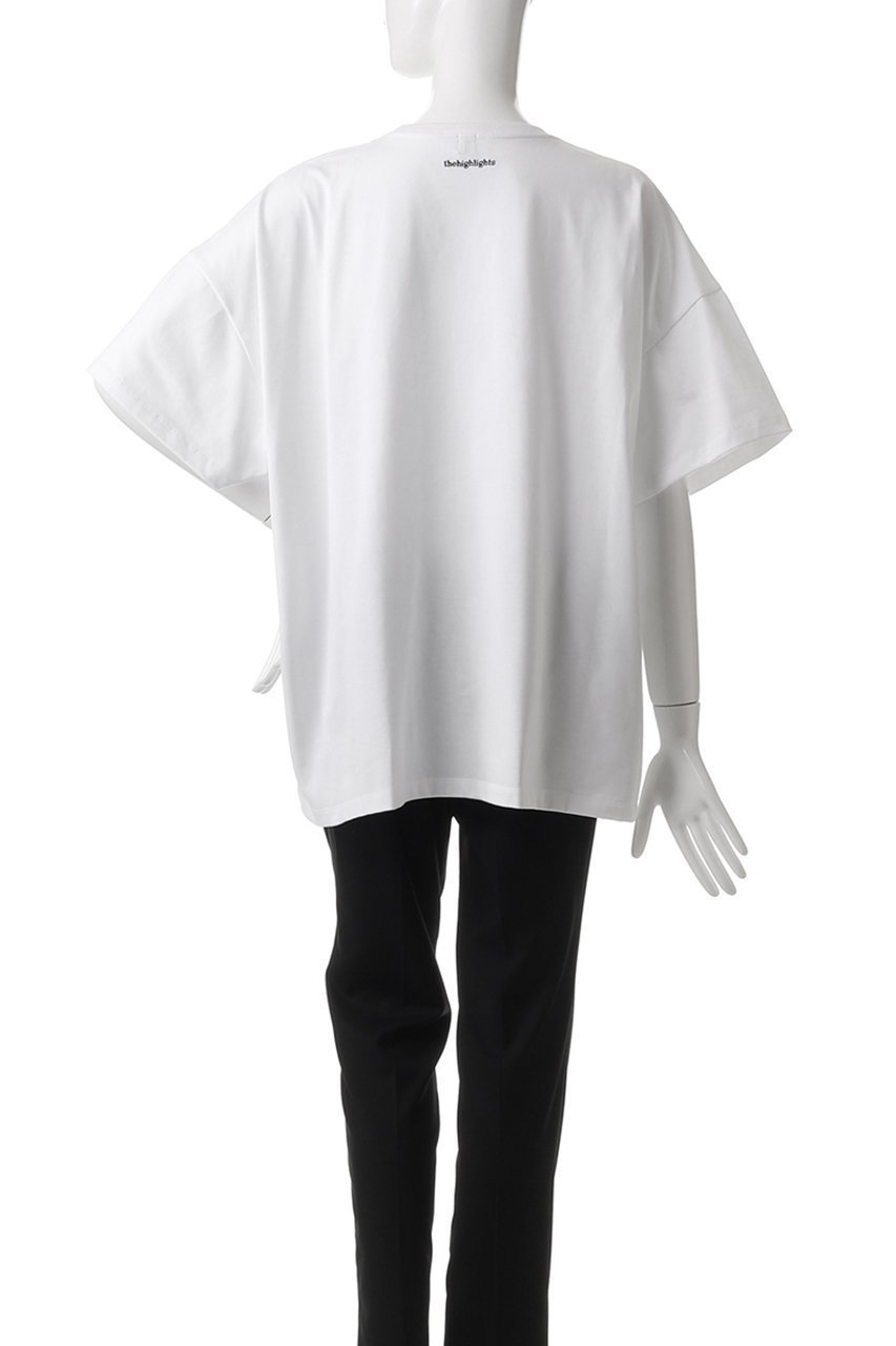【デザイン ワークス/DESIGN WORKS】のthehightlights 別注big tee 人気、トレンドファッション・服の通販 founy(ファニー) 　ファッション　Fashion　レディースファッション　Fashion for Women　トップス・カットソー　Cut & Sew Tops　シャツ・ブラウス・オフィスカジュアル　Elegant Blouses & Button-Ups　ロングTシャツ・Tシャツ　Longline T-Shirts & Tees　カットソー・ベーシックTシャツ　Cut-and-Sewn Tops / Stretch Tees & Basics　ショート　Short, Short Length　スリーブ　Sleeve, Long Sleeve / Short Sleeve　ベーシック　Basic, Essential　別注　Limited Edition, Custom Order　other-4|ID: prp329100004874545 ipo3291000000036358628