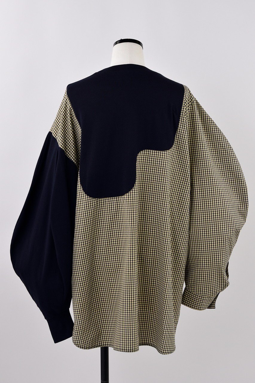 【ナゴンスタンス/nagonstans】のソフト天竺 SH ロングTシャツ 人気、トレンドファッション・服の通販 founy(ファニー) 　ファッション　Fashion　レディースファッション　Fashion for Women　トップス・カットソー　Cut & Sew Tops　シャツ・ブラウス・オフィスカジュアル　Elegant Blouses & Button-Ups　ロングTシャツ・Tシャツ　Longline T-Shirts & Tees　カットソー・ベーシックTシャツ　Cut-and-Sewn Tops / Stretch Tees & Basics　アシンメトリー　Asymmetrical Style　カットソー　Cut and Sewn Top　スリーブ　Sleeve, Long Sleeve / Short Sleeve　ドッキング　Docking, Mixed Material　ロング　Long, Long-Length　other-3|ID: prp329100004874553 ipo3291000000036358694