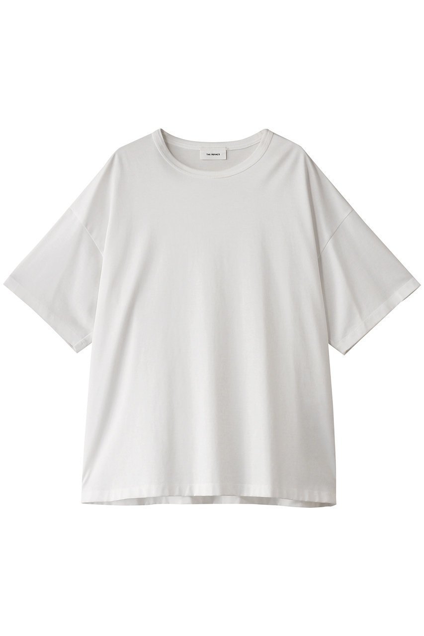 【ザ リラクス/THE RERACS】の【UNISEX】オーバーサイズTシャツ 人気、トレンドファッション・服の通販 founy(ファニー) 　ファッション　Fashion　レディースファッション　Fashion for Women　トップス・カットソー　Cut & Sew Tops　シャツ・ブラウス・オフィスカジュアル　Elegant Blouses & Button-Ups　ロングTシャツ・Tシャツ　Longline T-Shirts & Tees　カットソー・ベーシックTシャツ　Cut-and-Sewn Tops / Stretch Tees & Basics　ユニセックス　Unisex, Genderless　ショート　Short, Short Length　スリーブ　Sleeve, Long Sleeve / Short Sleeve　ドレープ　Drape, Draping Fabric　エレガント 上品　Elegant　ビジネス 仕事 通勤　Business / Work / Commuting　 other-1|ID: prp329100004874564 ipo3291000000036358771