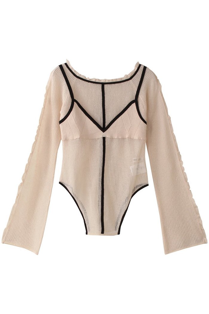 【プランク プロジェクト/PRANK PROJECT】のレイヤードフリルニットトップス / Layered Frill Knit Top インテリア・キッズ・メンズ・レディースファッション・服の通販 founy(ファニー) https://founy.com/ ファッション Fashion レディースファッション Fashion for Women トップス・カットソー Cut & Sew Tops ニット Knit Tops & Sweaters キャミソール&ノースリーブ Camisoles & Sleeveless Tops シャツ・ブラウス・オフィスカジュアル Elegant Blouses & Button-Ups ロングTシャツ・Tシャツ Longline T-Shirts & Tees カットソー・ベーシックTシャツ Cut-and-Sewn Tops / Stretch Tees & Basics キャミソール Camisole, Spaghetti Strap Top スーツ Suit, Formalwear タンク Tank Top, Sleeveless Top デコルテ Décolleté, Neckline ドッキング Docking, Mixed Material フリル Frill, Ruffle ボトム Bottoms, Lower Wear リネン Linen, Linen Fabric |ID: prp329100004874567 ipo3291000000036358793