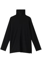 【プレインピープル/PLAIN PEOPLE】のエアリーフライスタートルネックカットソー ブラック|ID: prp329100004874573 ipo3291000000036358841