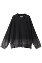 【メゾンスペシャル/MAISON SPECIAL】の【UNISEX】デストロイ加工スウェットプライムオーバーPO 人気、トレンドファッション・服の通販 founy(ファニー) ファッション Fashion レディースファッション Fashion for Women トップス・カットソー Cut & Sew Tops シャツ・ブラウス・オフィスカジュアル Elegant Blouses & Button-Ups レディースパーカー・カジュアルフーディー Casual Hoodies & Sweatshirts ロングTシャツ・Tシャツ Longline T-Shirts & Tees スウェット・クルーネックトップス Sweatshirts & Crewnecks / Relaxed Fit Sweat Tops カットソー・ベーシックTシャツ Cut-and-Sewn Tops / Stretch Tees & Basics ユニセックス Unisex, Genderless ダメージ Distressed, Destroyed A/W・秋冬 Autumn/Winter thumbnail BLK(ブラック)|ID: prp329100004874577 ipo3291000000036358866