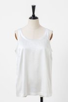 【オーヴィル/EAUVIRE】のウォッシャブルシルクタンクトップ 人気、トレンドファッション・服の通販 founy(ファニー) ファッション Fashion レディースファッション Fashion for Women トップス・カットソー Cut & Sew Tops キャミソール&ノースリーブ Camisoles & Sleeveless Tops シャツ・ブラウス・オフィスカジュアル Elegant Blouses & Button-Ups ロングTシャツ・Tシャツ Longline T-Shirts & Tees カットソー・ベーシックTシャツ Cut-and-Sewn Tops / Stretch Tees & Basics カットソー Cut and Sewn Top キャミソール Camisole, Spaghetti Strap Top シルク Silk, 100% Silk ストレッチ Stretch, Stretchy Fabric タンク Tank Top, Sleeveless Top thumbnail ホワイト|ID: prp329100004874586 ipo3291000000036358936