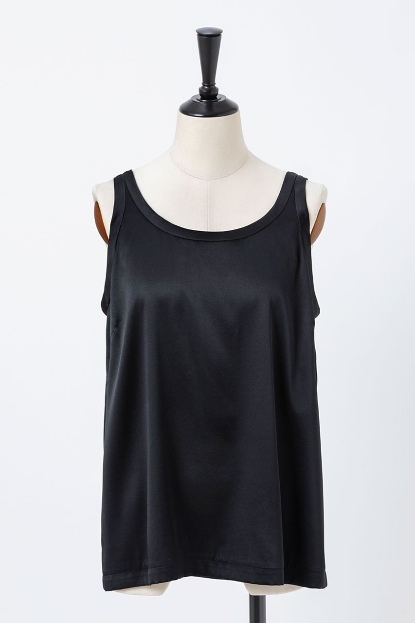 【オーヴィル/EAUVIRE】のウォッシャブルシルクタンクトップ インテリア・キッズ・メンズ・レディースファッション・服の通販 founy(ファニー) 　ファッション　Fashion　レディースファッション　Fashion for Women　トップス・カットソー　Cut & Sew Tops　キャミソール&ノースリーブ　Camisoles & Sleeveless Tops　シャツ・ブラウス・オフィスカジュアル　Elegant Blouses & Button-Ups　ロングTシャツ・Tシャツ　Longline T-Shirts & Tees　カットソー・ベーシックTシャツ　Cut-and-Sewn Tops / Stretch Tees & Basics　カットソー　Cut and Sewn Top　キャミソール　Camisole, Spaghetti Strap Top　シルク　Silk, 100% Silk　ストレッチ　Stretch, Stretchy Fabric　タンク　Tank Top, Sleeveless Top　ブラック|ID: prp329100004874586 ipo3291000000036358938