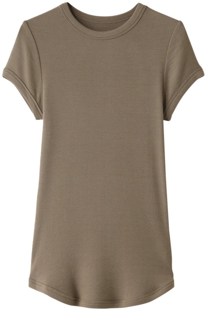 【ボーダーズ アット バルコニー/BORDERS at BALCONY】のリブTシャツ インテリア・キッズ・メンズ・レディースファッション・服の通販 founy(ファニー) https://founy.com/ ファッション Fashion レディースファッション Fashion for Women トップス・カットソー Cut & Sew Tops シャツ・ブラウス・オフィスカジュアル Elegant Blouses & Button-Ups ロングTシャツ・Tシャツ Longline T-Shirts & Tees カットソー・ベーシックTシャツ Cut-and-Sewn Tops / Stretch Tees & Basics なめらか Smooth, Silky Texture ショート Short, Short Length シルク Silk, 100% Silk スリーブ Sleeve, Long Sleeve / Short Sleeve ベーシック Basic, Essential |ID: prp329100004874592 ipo3291000000036358986