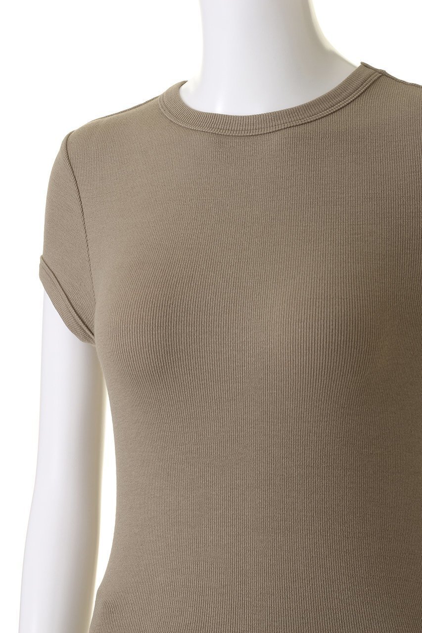 【ボーダーズ アット バルコニー/BORDERS at BALCONY】のリブTシャツ 人気、トレンドファッション・服の通販 founy(ファニー) 　ファッション　Fashion　レディースファッション　Fashion for Women　トップス・カットソー　Cut & Sew Tops　シャツ・ブラウス・オフィスカジュアル　Elegant Blouses & Button-Ups　ロングTシャツ・Tシャツ　Longline T-Shirts & Tees　カットソー・ベーシックTシャツ　Cut-and-Sewn Tops / Stretch Tees & Basics　なめらか　Smooth, Silky Texture　ショート　Short, Short Length　シルク　Silk, 100% Silk　スリーブ　Sleeve, Long Sleeve / Short Sleeve　ベーシック　Basic, Essential　other-5|ID: prp329100004874592 ipo3291000000036358991