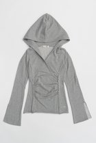 【プランク プロジェクト/PRANK PROJECT】のドレープフーディトップス / Drape Hoodie Top GRY(グレー)|ID: prp329100004874595 ipo3291000000036359007