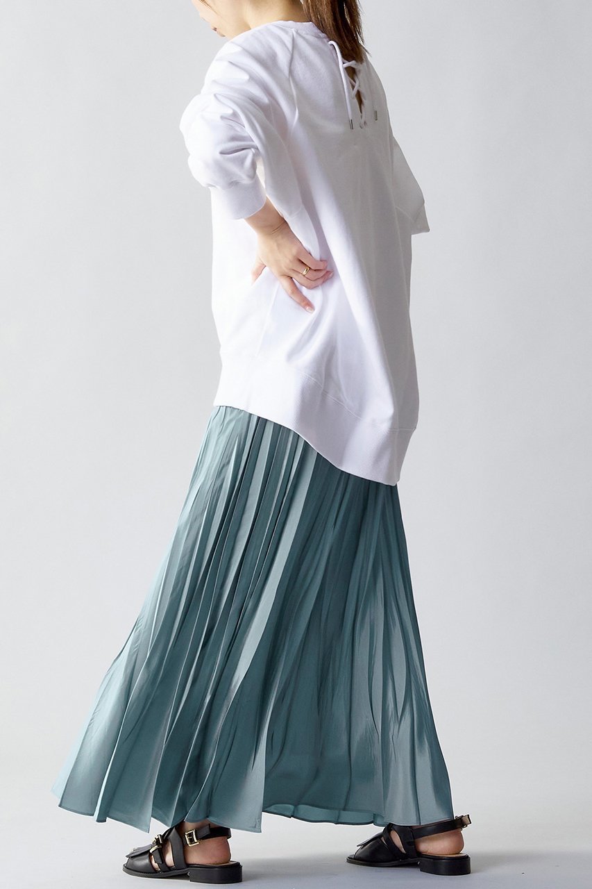 【プルミエ アロンディスモン/1er Arrondissement】の【SOLto】レースアップスウェット 人気、トレンドファッション・服の通販 founy(ファニー) 　ファッション　Fashion　レディースファッション　Fashion for Women　トップス・カットソー　Cut & Sew Tops　シャツ・ブラウス・オフィスカジュアル　Elegant Blouses & Button-Ups　レディースパーカー・カジュアルフーディー　Casual Hoodies & Sweatshirts　ロングTシャツ・Tシャツ　Longline T-Shirts & Tees　スウェット・クルーネックトップス　Sweatshirts & Crewnecks / Relaxed Fit Sweat Tops　カットソー・ベーシックTシャツ　Cut-and-Sewn Tops / Stretch Tees & Basics　レース　Lace, Lace Fabric　other-7|ID: prp329100004874643 ipo3291000000036359366