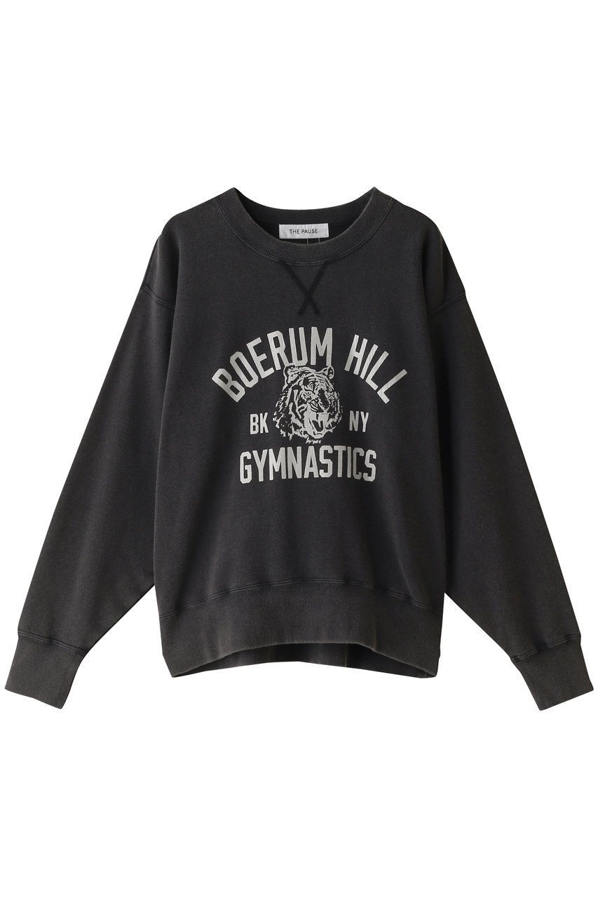 【ウィムガゼット/Whim Gazette】の【THE PAUSE】TIGERスエットプルオーバー インテリア・キッズ・メンズ・レディースファッション・服の通販 founy(ファニー) ファッション Fashion レディースファッション Fashion for Women トップス・カットソー Cut & Sew Tops シャツ・ブラウス・オフィスカジュアル Elegant Blouses & Button-Ups レディースパーカー・カジュアルフーディー Casual Hoodies & Sweatshirts ロングTシャツ・Tシャツ Longline T-Shirts & Tees カジュアルプルオーバー・ニットトップス Pullovers & Knit Tops / Casual Pullovers スウェット・クルーネックトップス Sweatshirts & Crewnecks / Relaxed Fit Sweat Tops カットソー・ベーシックTシャツ Cut-and-Sewn Tops / Stretch Tees & Basics ブラック|ID: prp329100004874655 ipo3291000000036359451