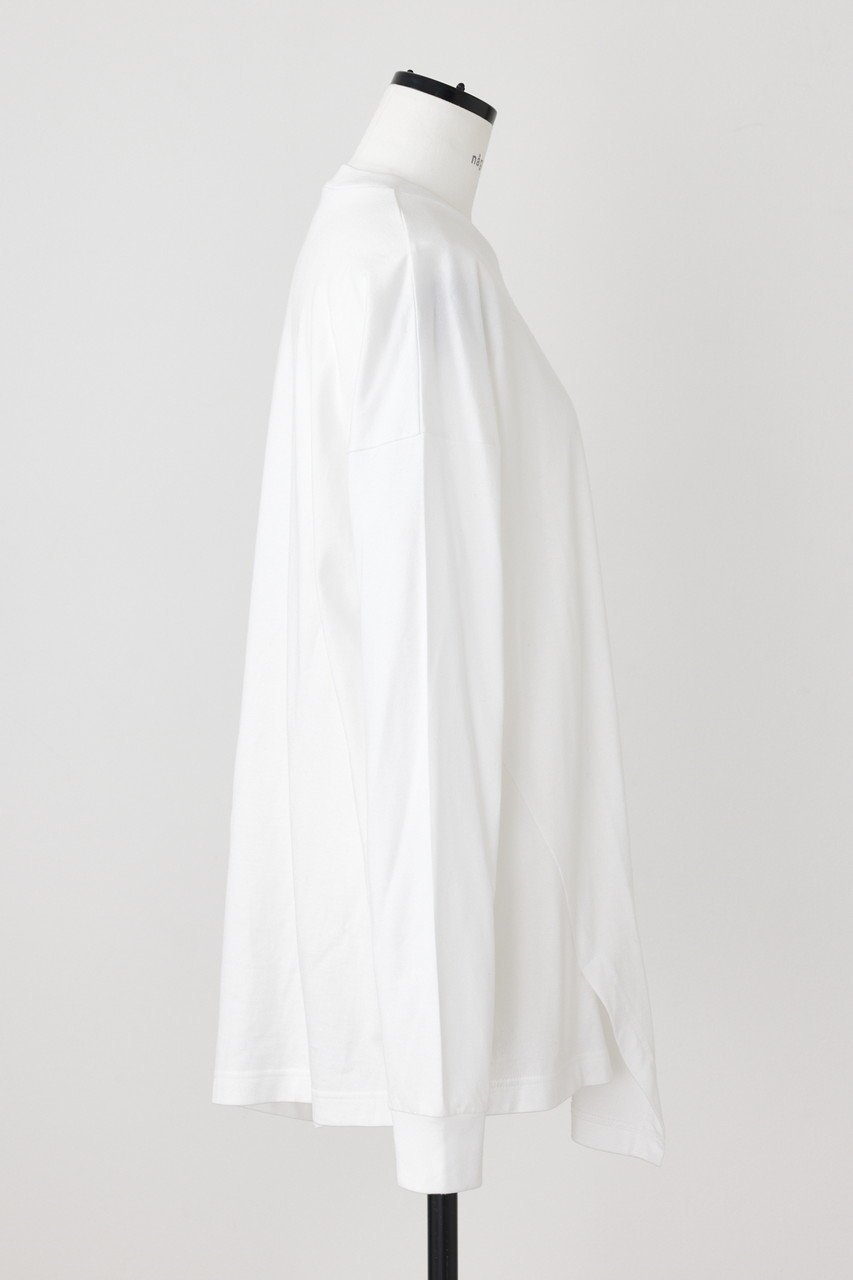 【ナゴンスタンス/nagonstans】のCO天竺 アシンメトリーロンT 人気、トレンドファッション・服の通販 founy(ファニー) 　ファッション　Fashion　レディースファッション　Fashion for Women　トップス・カットソー　Cut & Sew Tops　シャツ・ブラウス・オフィスカジュアル　Elegant Blouses & Button-Ups　ロングTシャツ・Tシャツ　Longline T-Shirts & Tees　カットソー・ベーシックTシャツ　Cut-and-Sewn Tops / Stretch Tees & Basics　アシンメトリー　Asymmetrical Style　カーディガン　Cardigan, Knitwear　スリーブ　Sleeve, Long Sleeve / Short Sleeve　ベスト　Vest, Waistcoat　ルーズ　Loose, Oversized　ロング　Long, Long-Length　other-4|ID: prp329100004874664 ipo3291000000036359525