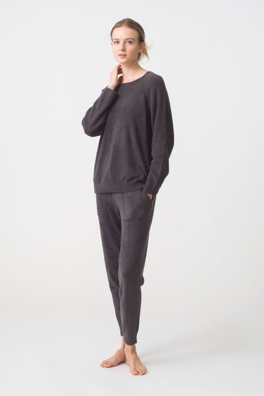 【ベアフット ドリームズ/BAREFOOT DREAMS】のコージーシックライト ドルマンスリーブプルオーバー 人気、トレンドファッション・服の通販 founy(ファニー) 　ファッション　Fashion　レディースファッション　Fashion for Women　トップス・カットソー　Cut & Sew Tops　シャツ・ブラウス・オフィスカジュアル　Elegant Blouses & Button-Ups　ロングTシャツ・Tシャツ　Longline T-Shirts & Tees　カジュアルプルオーバー・ニットトップス　Pullovers & Knit Tops / Casual Pullovers　カットソー・ベーシックTシャツ　Cut-and-Sewn Tops / Stretch Tees & Basics　なめらか　Smooth, Silky Texture　スリーブ　Sleeve, Long Sleeve / Short Sleeve　ロング　Long, Long-Length　定番　Standard, Basic Item　other-6|ID: prp329100004874671 ipo3291000000036359570