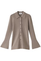 【クラネ/CLANE】のCOLLAR RIB CARDIGAN/カーディガン BEIGE|ID: prp329100004874672 ipo3291000000036359574
