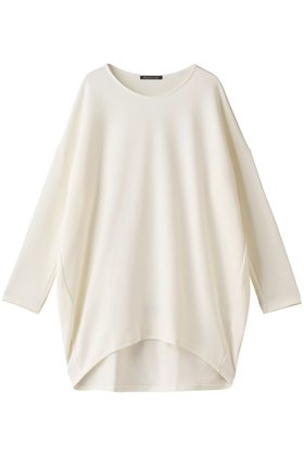 【ミズイロ インド/mizuiro ind】 crew neck cocoon P/O プルオーバー人気、トレンドファッション・服の通販 founy(ファニー) ファッション Fashion レディースファッション Fashion for Women トップス・カットソー Cut & Sew Tops シャツ・ブラウス・オフィスカジュアル Elegant Blouses & Button-Ups ロングTシャツ・Tシャツ Longline T-Shirts & Tees カジュアルプルオーバー・ニットトップス Pullovers & Knit Tops / Casual Pullovers カットソー・ベーシックTシャツ Cut-and-Sewn Tops / Stretch Tees & Basics シンプル Simple, Minimal ストレッチ Stretch, Stretchy Fabric スリーブ Sleeve, Long Sleeve / Short Sleeve ロング Long, Long-Length |ID:prp329100004874673