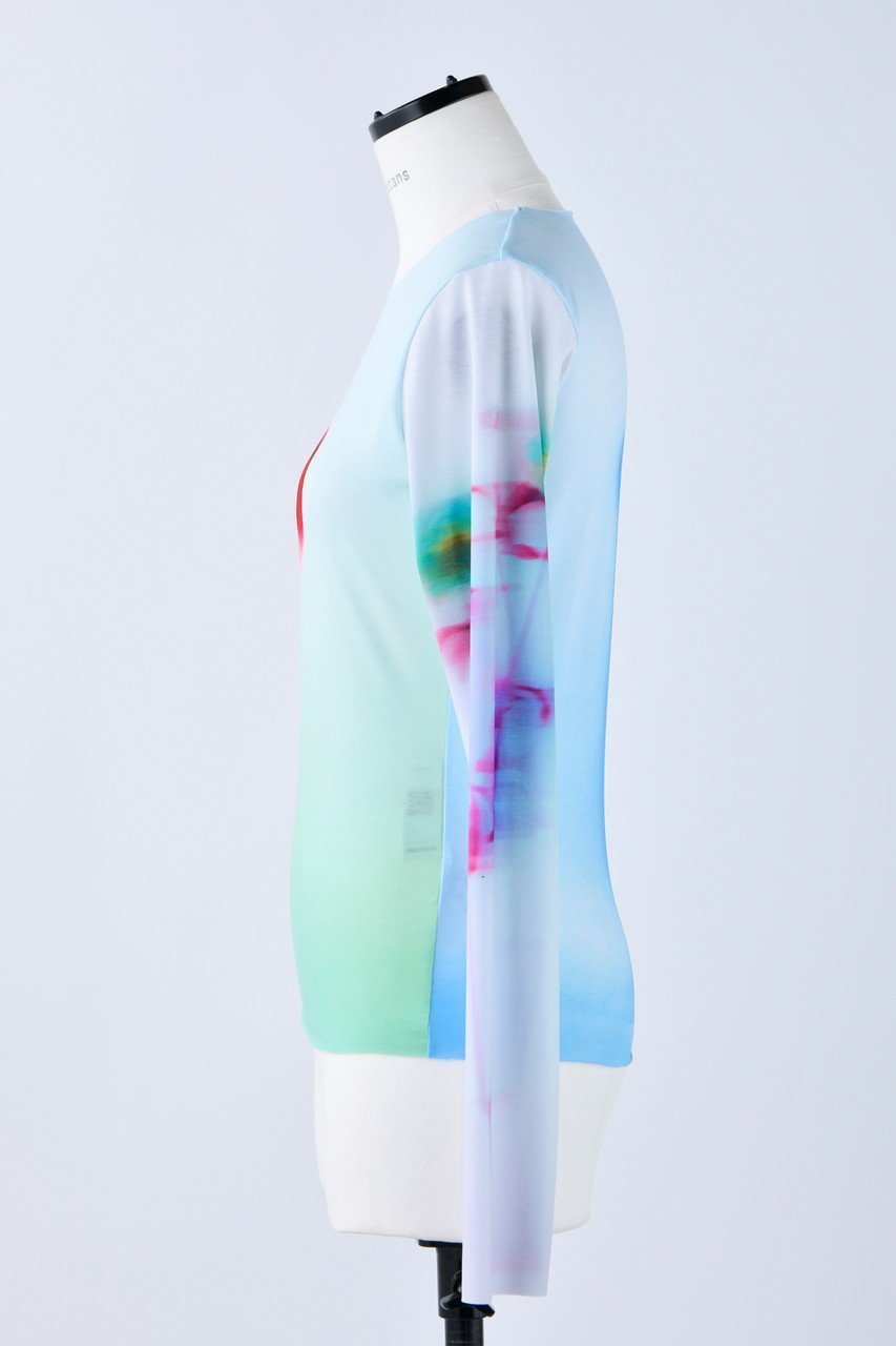 【ナゴンスタンス/nagonstans】のPraying with Flowers ロングスリーブ 人気、トレンドファッション・服の通販 founy(ファニー) 　ファッション　Fashion　レディースファッション　Fashion for Women　トップス・カットソー　Cut & Sew Tops　シャツ・ブラウス・オフィスカジュアル　Elegant Blouses & Button-Ups　ロングTシャツ・Tシャツ　Longline T-Shirts & Tees　カットソー・ベーシックTシャツ　Cut-and-Sewn Tops / Stretch Tees & Basics　おすすめ　Recommended / Our Picks　スリーブ　Sleeve, Long Sleeve / Short Sleeve　ミックス　Mix, Mixed Style　ロング　Long, Long-Length　other-2|ID: prp329100004874680 ipo3291000000036359635