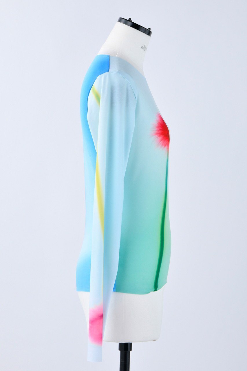 【ナゴンスタンス/nagonstans】のPraying with Flowers ロングスリーブ 人気、トレンドファッション・服の通販 founy(ファニー) 　ファッション　Fashion　レディースファッション　Fashion for Women　トップス・カットソー　Cut & Sew Tops　シャツ・ブラウス・オフィスカジュアル　Elegant Blouses & Button-Ups　ロングTシャツ・Tシャツ　Longline T-Shirts & Tees　カットソー・ベーシックTシャツ　Cut-and-Sewn Tops / Stretch Tees & Basics　おすすめ　Recommended / Our Picks　スリーブ　Sleeve, Long Sleeve / Short Sleeve　ミックス　Mix, Mixed Style　ロング　Long, Long-Length　other-4|ID: prp329100004874680 ipo3291000000036359637