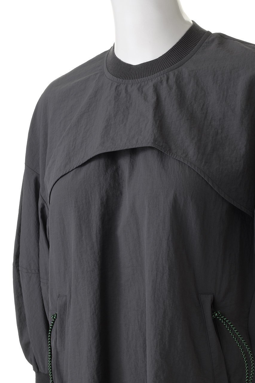 【ナゴンスタンス/nagonstans】のライトシェルタフタ バルーンスリーブ P.O/プルオーバー 人気、トレンドファッション・服の通販 founy(ファニー) 　ファッション　Fashion　レディースファッション　Fashion for Women　トップス・カットソー　Cut & Sew Tops　シャツ・ブラウス・オフィスカジュアル　Elegant Blouses & Button-Ups　ロングTシャツ・Tシャツ　Longline T-Shirts & Tees　カジュアルプルオーバー・ニットトップス　Pullovers & Knit Tops / Casual Pullovers　カットソー・ベーシックTシャツ　Cut-and-Sewn Tops / Stretch Tees & Basics　スモック　Smock, Smock Dress　スリーブ　Sleeve, Long Sleeve / Short Sleeve　センター　Center, Center Line　バルーン　Balloon, Balloon Silhouette　フレア　Flare, Flared　ポケット　Pocket, Pocket Detail　ロング　Long, Long-Length　other-5|ID: prp329100004874684 ipo3291000000036359663