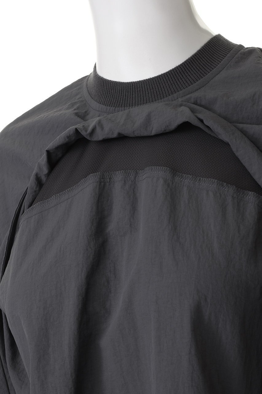 【ナゴンスタンス/nagonstans】のライトシェルタフタ バルーンスリーブ P.O/プルオーバー 人気、トレンドファッション・服の通販 founy(ファニー) 　ファッション　Fashion　レディースファッション　Fashion for Women　トップス・カットソー　Cut & Sew Tops　シャツ・ブラウス・オフィスカジュアル　Elegant Blouses & Button-Ups　ロングTシャツ・Tシャツ　Longline T-Shirts & Tees　カジュアルプルオーバー・ニットトップス　Pullovers & Knit Tops / Casual Pullovers　カットソー・ベーシックTシャツ　Cut-and-Sewn Tops / Stretch Tees & Basics　スモック　Smock, Smock Dress　スリーブ　Sleeve, Long Sleeve / Short Sleeve　センター　Center, Center Line　バルーン　Balloon, Balloon Silhouette　フレア　Flare, Flared　ポケット　Pocket, Pocket Detail　ロング　Long, Long-Length　other-6|ID: prp329100004874684 ipo3291000000036359664