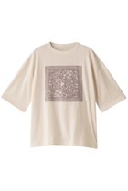 【プリスティン/PRISTINE】のRe-COTTONバンダナTシャツ 人気、トレンドファッション・服の通販 founy(ファニー) ファッション Fashion レディースファッション Fashion for Women トップス・カットソー Cut & Sew Tops シャツ・ブラウス・オフィスカジュアル Elegant Blouses & Button-Ups ロングTシャツ・Tシャツ Longline T-Shirts & Tees カットソー・ベーシックTシャツ Cut-and-Sewn Tops / Stretch Tees & Basics ショート Short, Short Length スリーブ Sleeve, Long Sleeve / Short Sleeve デニム Denim, Jeans Material ハーフ Half, Half-Length バンダナ Bandana, Head Scarf thumbnail グレー|ID: prp329100004874686 ipo3291000000036359673