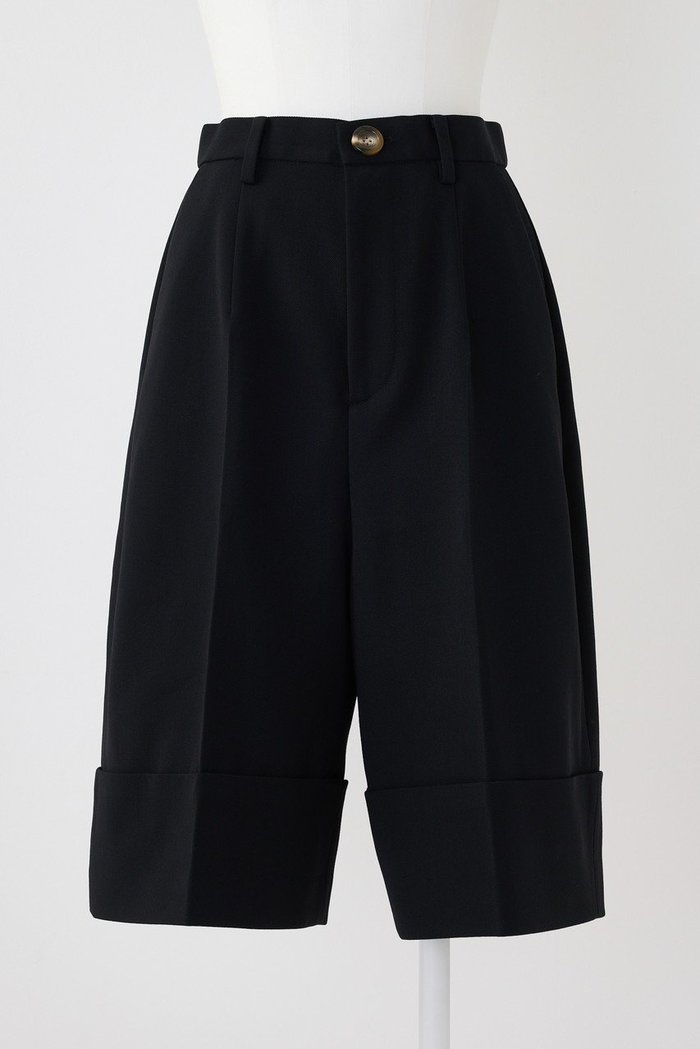 【エンフォルド/ENFOLD】のウールギャバ ロールアップハーフ TR/トラウザー・パンツ インテリア・キッズ・メンズ・レディースファッション・服の通販 founy(ファニー) https://founy.com/ ファッション Fashion レディースファッション Fashion for Women パンツ Pants & Trousers センター Center, Center Line ポケット Pocket, Pocket Detail ロールアップ Roll-Up, Cuffed Hem ワイド Wide, Wide Fit |ID: prp329100004874716 ipo3291000000036359900