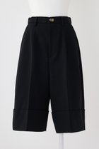 【エンフォルド/ENFOLD】のウールギャバ ロールアップハーフ TR/トラウザー・パンツ 人気、トレンドファッション・服の通販 founy(ファニー) ファッション Fashion レディースファッション Fashion for Women パンツ Pants & Trousers センター Center, Center Line ポケット Pocket, Pocket Detail ロールアップ Roll-Up, Cuffed Hem ワイド Wide, Wide Fit thumbnail ブラック|ID: prp329100004874716 ipo3291000000036359901