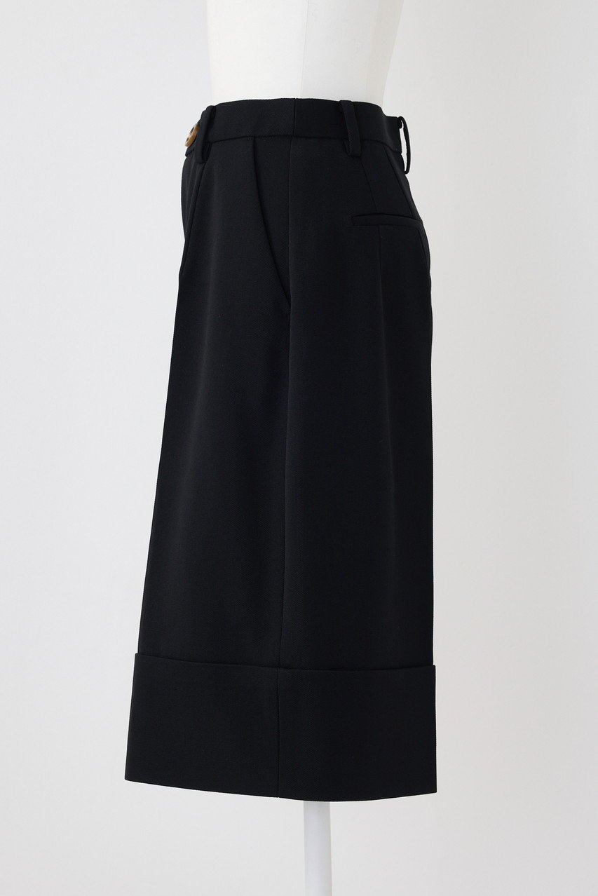 【エンフォルド/ENFOLD】のウールギャバ ロールアップハーフ TR/トラウザー・パンツ 人気、トレンドファッション・服の通販 founy(ファニー) 　ファッション　Fashion　レディースファッション　Fashion for Women　パンツ　Pants & Trousers　センター　Center, Center Line　ポケット　Pocket, Pocket Detail　ロールアップ　Roll-Up, Cuffed Hem　ワイド　Wide, Wide Fit　other-2|ID: prp329100004874716 ipo3291000000036359902