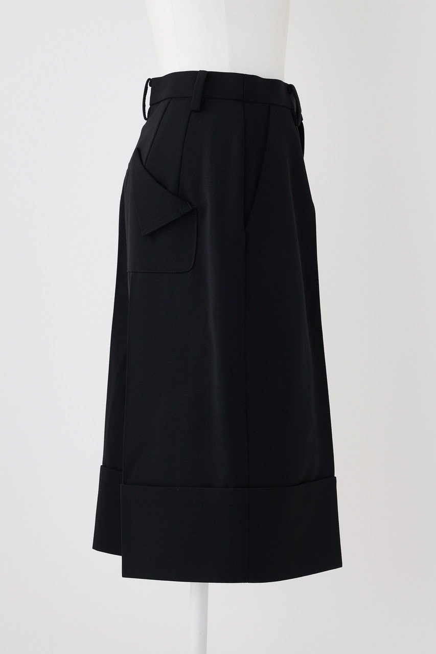 【エンフォルド/ENFOLD】のウールギャバ ロールアップハーフ TR/トラウザー・パンツ 人気、トレンドファッション・服の通販 founy(ファニー) 　ファッション　Fashion　レディースファッション　Fashion for Women　パンツ　Pants & Trousers　センター　Center, Center Line　ポケット　Pocket, Pocket Detail　ロールアップ　Roll-Up, Cuffed Hem　ワイド　Wide, Wide Fit　other-4|ID: prp329100004874716 ipo3291000000036359904