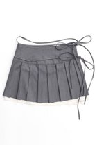 【メゾンスペシャル/MAISON SPECIAL】のPleats Wrap Mini Skirt/プリーツラップミニスカート 人気、トレンドファッション・服の通販 founy(ファニー) ファッション Fashion レディースファッション Fashion for Women スカート Skirts ミニスカート Mini Skirts シャドー Shadow, Subtle Pattern ストライプ Stripe, Striped Pattern チェック Check, Plaid, Tartan プリーツ Pleats, Pleated ミニスカート Mini Skirt, Short Skirt 無地 Plain, Solid Color ラップ Wrap, Wrap Design おすすめ Recommended / Our Picks thumbnail GRY(グレー)|ID: prp329100004874730 ipo3291000000036360009