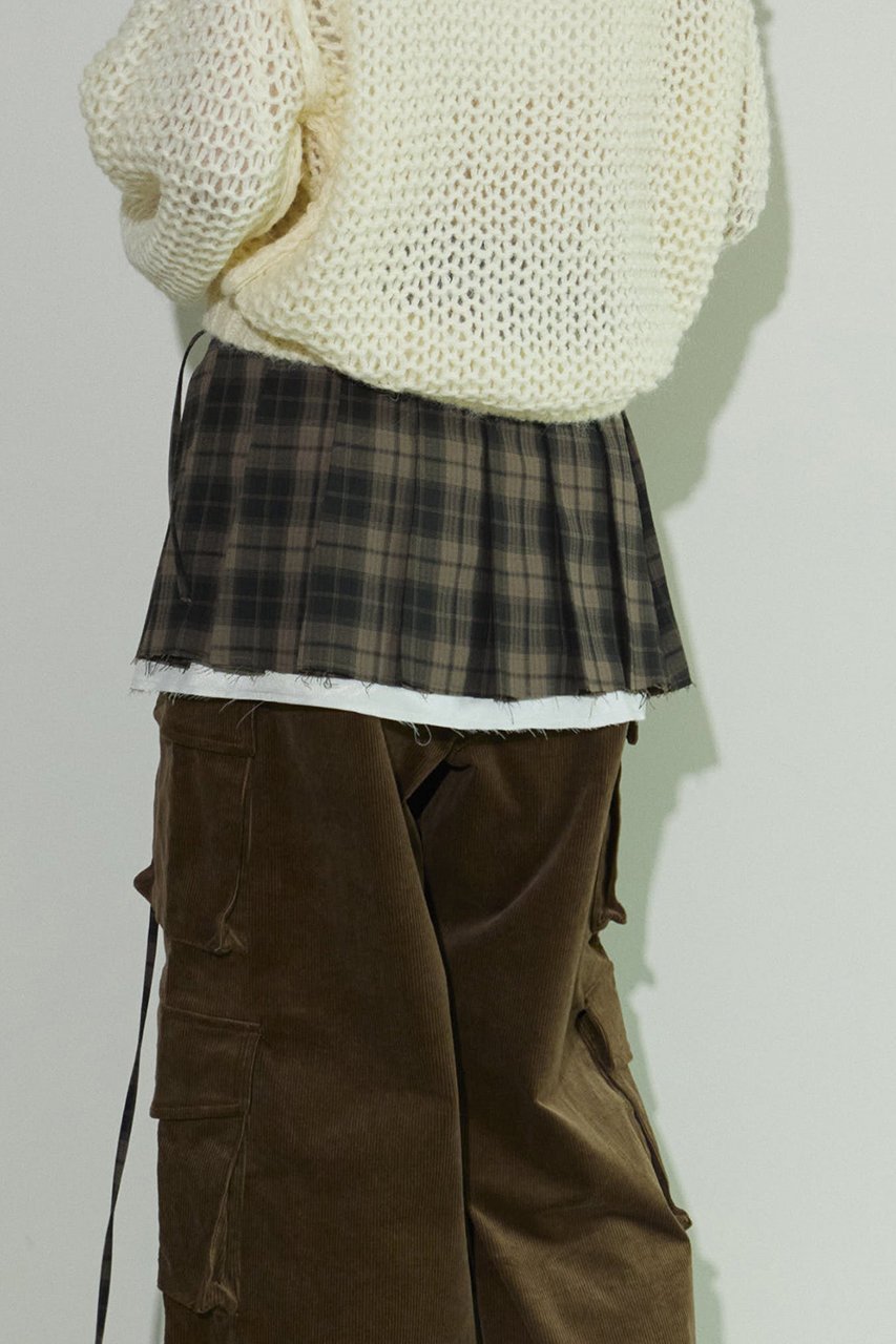 【メゾンスペシャル/MAISON SPECIAL】のPleats Wrap Mini Skirt/プリーツラップミニスカート 人気、トレンドファッション・服の通販 founy(ファニー) 　ファッション　Fashion　レディースファッション　Fashion for Women　スカート　Skirts　ミニスカート　Mini Skirts　シャドー　Shadow, Subtle Pattern　ストライプ　Stripe, Striped Pattern　チェック　Check, Plaid, Tartan　プリーツ　Pleats, Pleated　ミニスカート　Mini Skirt, Short Skirt　無地　Plain, Solid Color　ラップ　Wrap, Wrap Design　おすすめ　Recommended / Our Picks　other-8|ID: prp329100004874730 ipo3291000000036360018