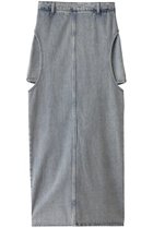 【クラネ/CLANE】のCIRCLE CUT LAYERED DENIM SKIRT/デニムスカート 人気、トレンドファッション・服の通販 founy(ファニー) ファッション Fashion レディースファッション Fashion for Women スカート Skirts デニムスカート・カジュアルスカート Denim Skirts ロングスカート Long Skirts / Maxi & Midi Skirts カットオフ Cut-Off Design サークル Circle, Round Design シンプル Simple, Minimal スリット Slit, Slit Detail デニム Denim, Jeans Material トレンド Trend, Trending Now ロング Long, Long-Length thumbnail ICE BLUE|ID: prp329100004874744 ipo3291000000036360113