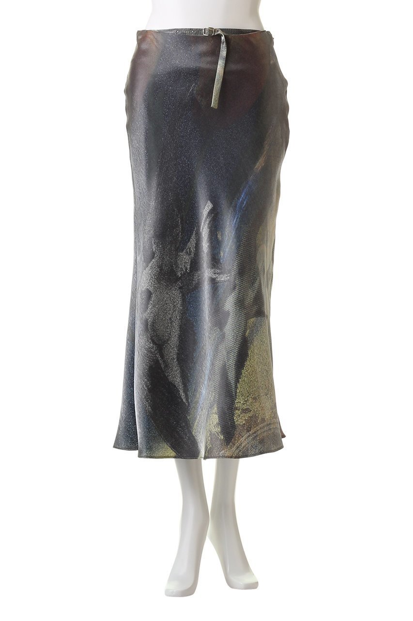 【メゾンスペシャル/MAISON SPECIAL】のSwallow Imagination Print Skirt/スワローイマジネーションプリントスカート 大人の最旬トレンドファッション＆コーディネート founy(ファウニー) 　ファッション　Fashion　レディースファッション　Fashion for Women　スカート　Skirts　ロングスカート　Long Skirts / Maxi & Midi Skirts　カッティング　Cutting Detail　ドレープ　Drape, Draping Fabric　フェミニン　Feminine, Girly　フレア　Flare, Flared　プリント　Print, Printed Pattern　ラグジュアリー　Luxury, Elegant　ロング　Long, Long-Length　other-2|ID: prp329100004874745 ipo3291000000036543977