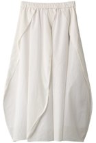 【プレインピープル/PLAIN PEOPLE】のハイカウントタイプライターバルーンスカート ホワイト|ID: prp329100004874748 ipo3291000000036360140