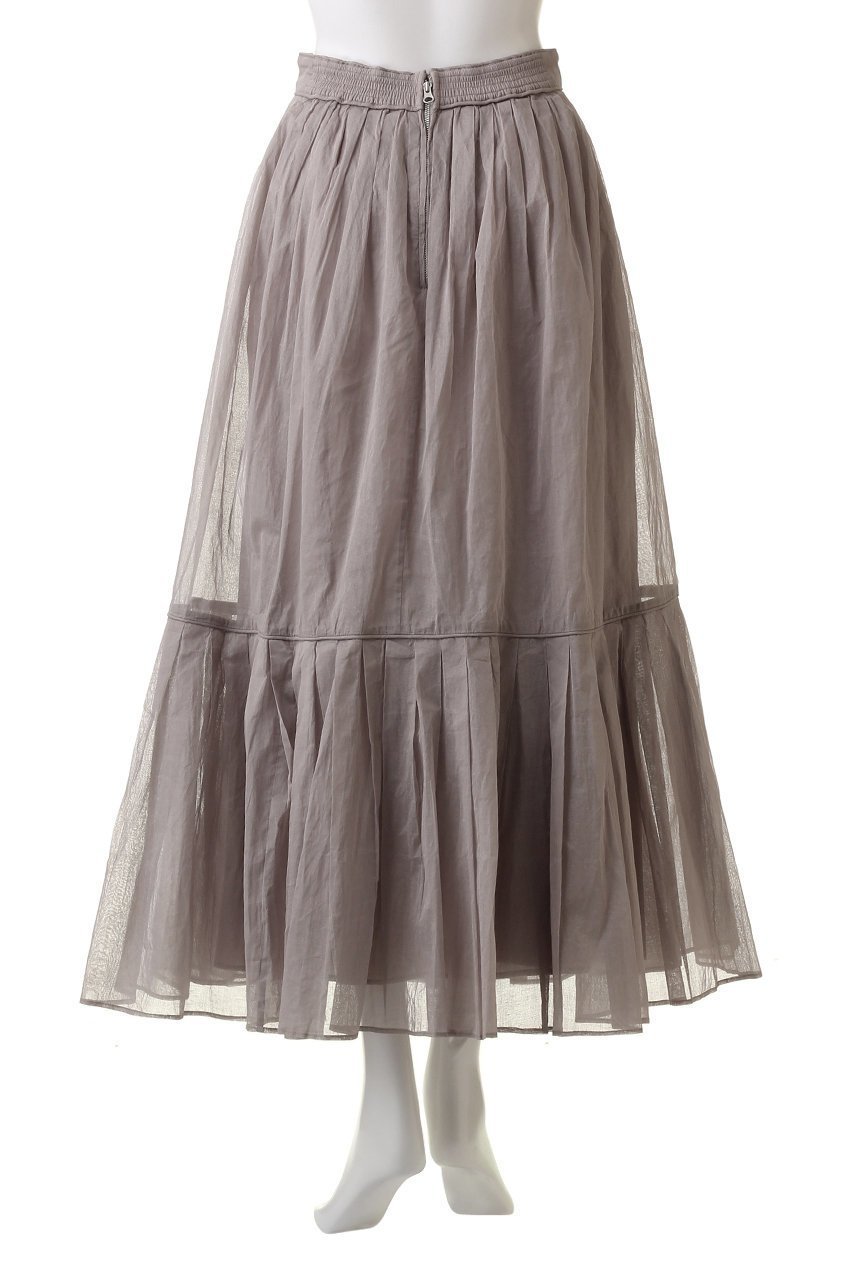 【マリリンムーン/MARILYN MOON】のシアースターチコットンスカート 人気、トレンドファッション・服の通販 founy(ファニー) 　ファッション　Fashion　レディースファッション　Fashion for Women　スカート　Skirts　ロングスカート　Long Skirts / Maxi & Midi Skirts　インド　Indian Textile　ギャザー　Gathered, Ruffled　シアー　Sheer, See-Through　シンプル　Simple, Minimal　ティアード　Tiered, Tiered Style　パイピング　Piping, Trim Design　モダン　Modern, Contemporary　リュクス　Luxury, Elegant, High-End, Chic　ロング　Long, Long-Length　other-4|ID: prp329100004874749 ipo3291000000036360150