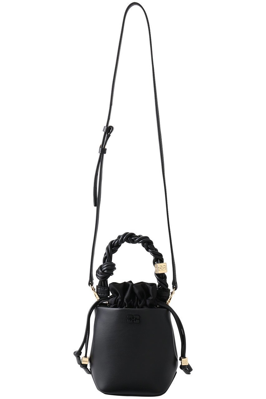 【ガニー/GANNI】のGanni Bou バケット ミニ 人気、トレンドファッション・服の通販 founy(ファニー) 　ファッション　Fashion　レディースファッション　Fashion for Women　バッグ　Bags　パーティ　Party, Party Style　ファブリック　Fabric, Textile　フォルム　Silhouette, Form　エレガント 上品　Elegant　 other-1|ID: prp329100004874773 ipo3291000000036360314