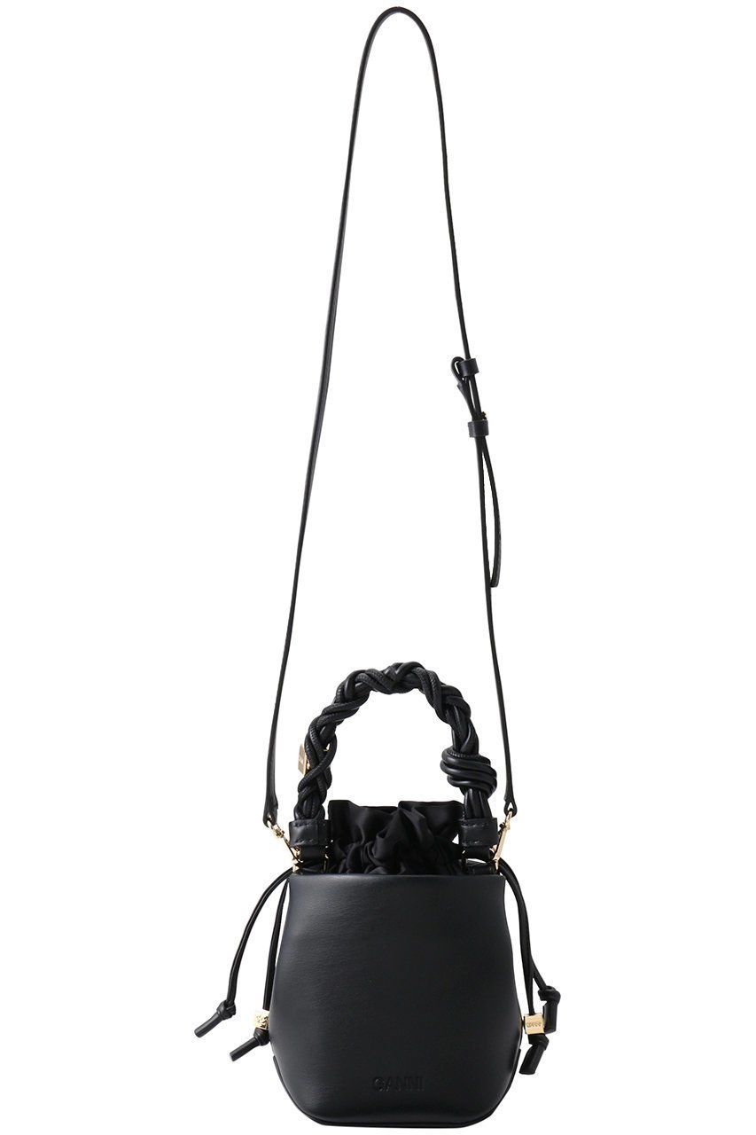 【ガニー/GANNI】のGanni Bou バケット ミニ 人気、トレンドファッション・服の通販 founy(ファニー) 　ファッション　Fashion　レディースファッション　Fashion for Women　バッグ　Bags　パーティ　Party, Party Style　ファブリック　Fabric, Textile　フォルム　Silhouette, Form　エレガント 上品　Elegant　other-3|ID: prp329100004874773 ipo3291000000036360318