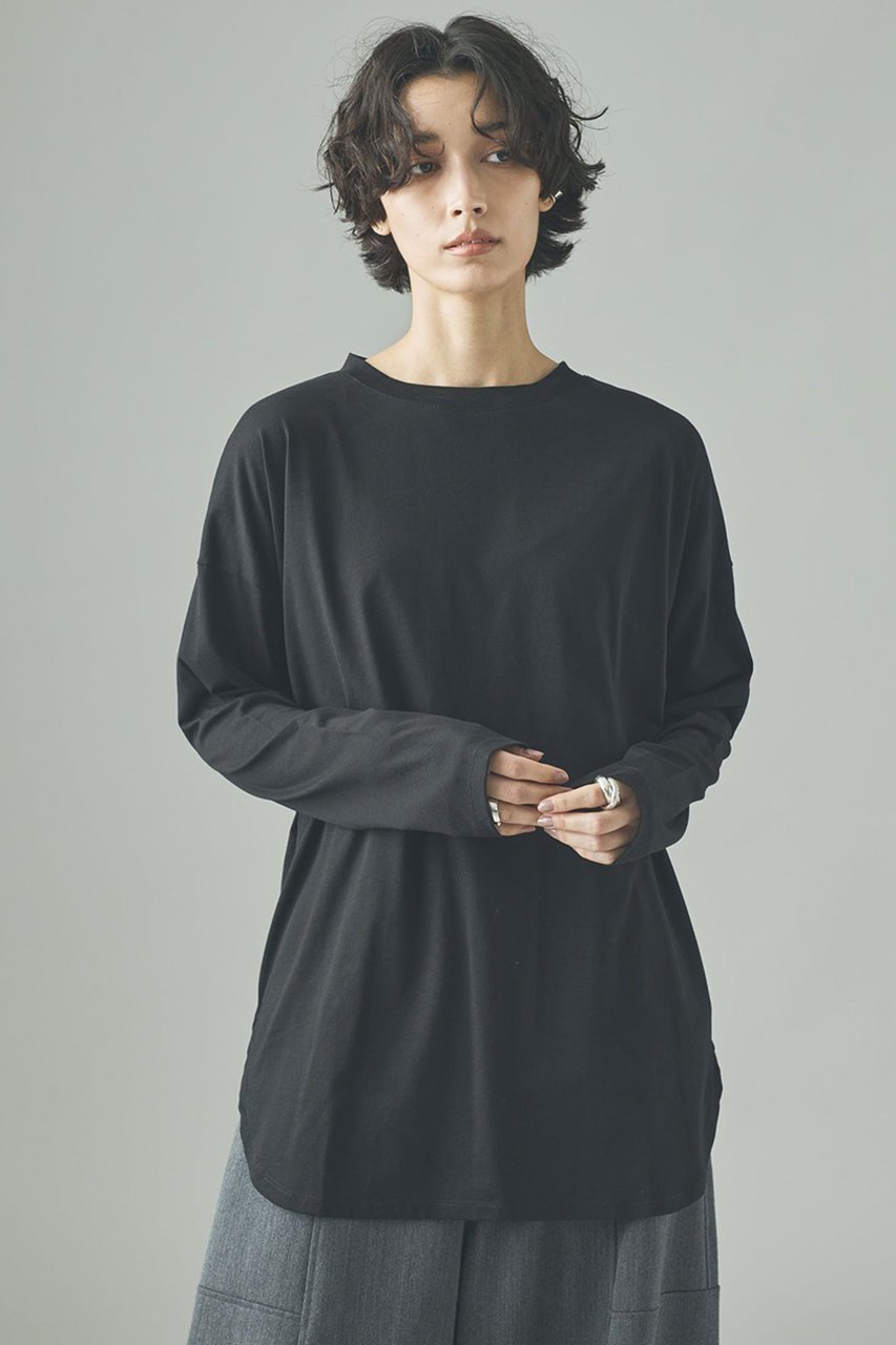 【カレンソロジー/Curensology】のシャツテイルロングTシャツ 人気、トレンドファッション・服の通販 founy(ファニー) 　ファッション　Fashion　レディースファッション　Fashion for Women　トップス・カットソー　Cut & Sew Tops　シャツ・ブラウス・オフィスカジュアル　Elegant Blouses & Button-Ups　ロングTシャツ・Tシャツ　Longline T-Shirts & Tees　カットソー・ベーシックTシャツ　Cut-and-Sewn Tops / Stretch Tees & Basics　おすすめ　Recommended / Our Picks　スリーブ　Sleeve, Long Sleeve / Short Sleeve　ロング　Long, Long-Length　other-2|ID: prp329100004874774 ipo3291000000036360326