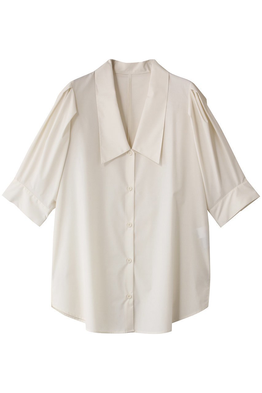 【リムアーク/RIM.ARK】のQuaker collar blouse/ブラウス 人気、トレンドファッション・服の通販 founy(ファニー) 　ファッション　Fashion　レディースファッション　Fashion for Women　トップス・カットソー　Cut & Sew Tops　シャツ・ブラウス・オフィスカジュアル　Elegant Blouses & Button-Ups　ショート　Short, Short Length　スリーブ　Sleeve, Long Sleeve / Short Sleeve　バランス　Balance, Style Balance　秋　Autumn　 other-1|ID: prp329100004874785 ipo3291000000036360377