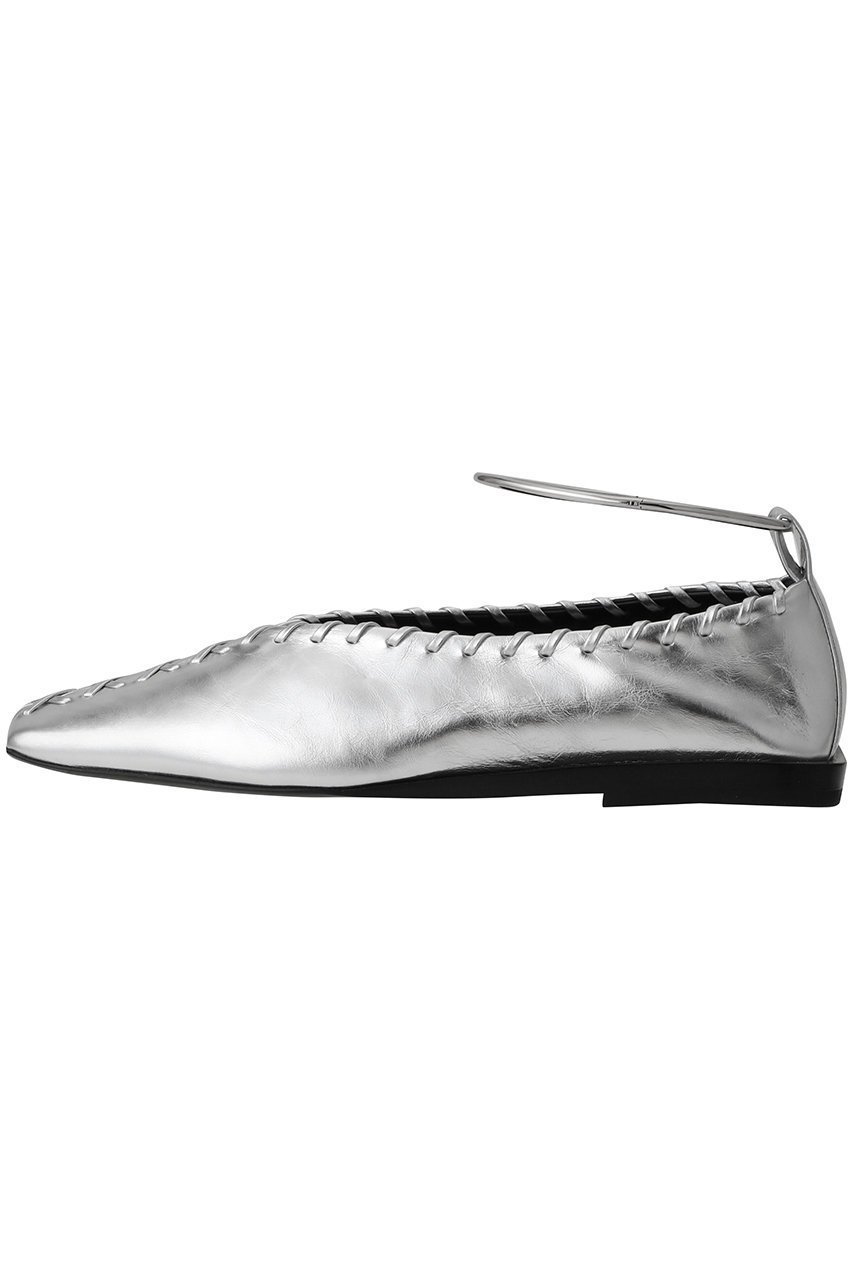 【ジル サンダー/JIL SANDER】のRING メタリック バレリーナ(アンクレット付) 人気、トレンドファッション・服の通販 founy(ファニー) 　ファッション　Fashion　レディースファッション　Fashion for Women　アクセサリー　Fashion Accessories　シューズ　Shoes, Footwear　バレエ　Ballet, Ballet Style　パーティ　Party, Party Style　フラット　Flat, Flat Shoes　エレガント 上品　Elegant　定番　Standard, Basic Item　other-2|ID: prp329100004874790 ipo3291000000036360423