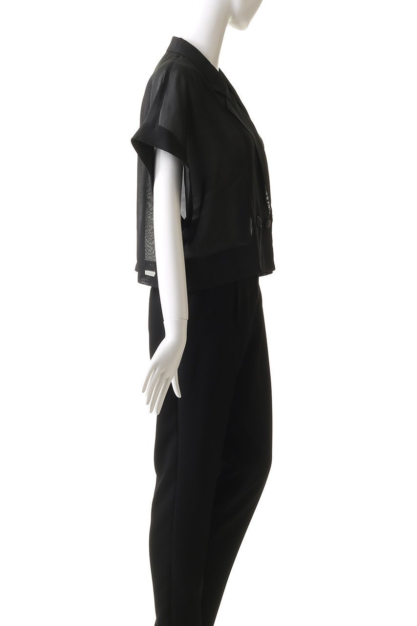 【アルアバイル/allureville】のワルツシアードルマンショートジャケット 大人の最旬トレンドファッション＆コーディネート founy(ファウニー) 　ファッション　Fashion　レディースファッション　Fashion for Women　アウター　Coat / Outerwear Collection　レディースジャケット・軽アウター　Jackets　シアー　Sheer, See-Through　ショート　Short, Short Length　ジャケット　Jacket, Outerwear　バランス　Balance, Style Balance　マニッシュ　Mannish, Boyish　ワイド　Wide, Wide Fit　other-3|ID: prp329100004874803 ipo3291000000036516709