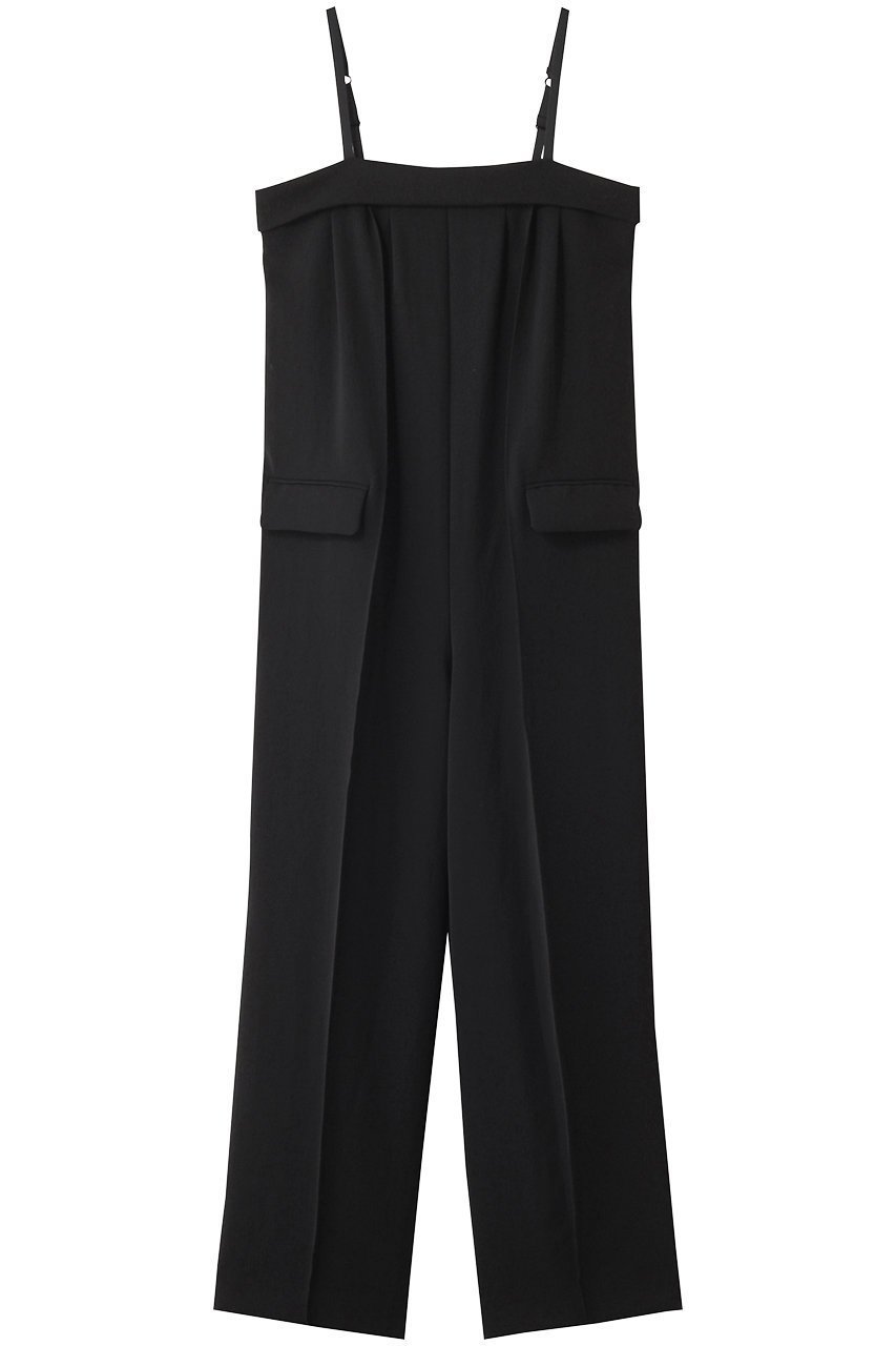 【ウィムガゼット/Whim Gazette】の【Drawing Numbers】ダブルクロスコンビネゾン インテリア・キッズ・メンズ・レディースファッション・服の通販 founy(ファニー) 　ファッション　Fashion　レディースファッション　Fashion for Women　パンツ　Pants & Trousers　インナー　Innerwear　カットソー　Cut and Sewn Top　コンビネゾン　Jumpsuit, All-in-One　サロペット　Overalls, Salopette　サンダル　Sandals, Summer Shoes　ジャケット　Jacket, Outerwear　ストレッチ　Stretch, Stretchy Fabric　センター　Center, Center Line　デコルテ　Décolleté, Neckline　定番　Standard, Basic Item　バランス　Balance, Style Balance　フラット　Flat, Flat Shoes　フラップ　Flap, Flap Pocket　フロント　Front, Front Design　ポケット　Pocket, Pocket Detail　羽織　Haori, Light Jacket　ラップ　Wrap, Wrap Design　おすすめ　Recommended / Our Picks　ブラック|ID: prp329100004874809 ipo3291000000036360581