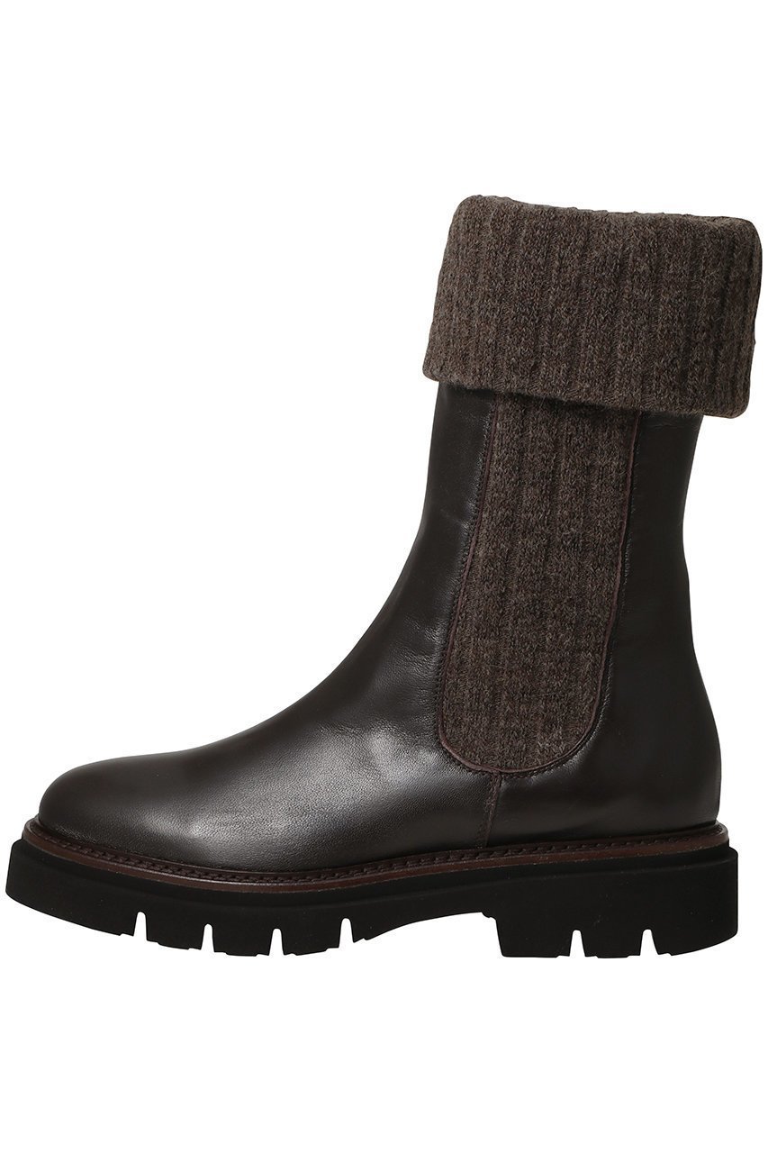 【プレインピープル/PLAIN PEOPLE】の【LUCA GROSSI】ミドルブーツ ALOIO インテリア・キッズ・メンズ・レディースファッション・服の通販 founy(ファニー) ファッション Fashion レディースファッション Fashion for Women なめらか Smooth, Silky Texture コンビ Combo, Combination Style ソックス Socks, Hosiery ミドル Middle Length, Mid Height エレガント 上品 Elegant ダークブラウン|ID: prp329100004874823 ipo3291000000036360690