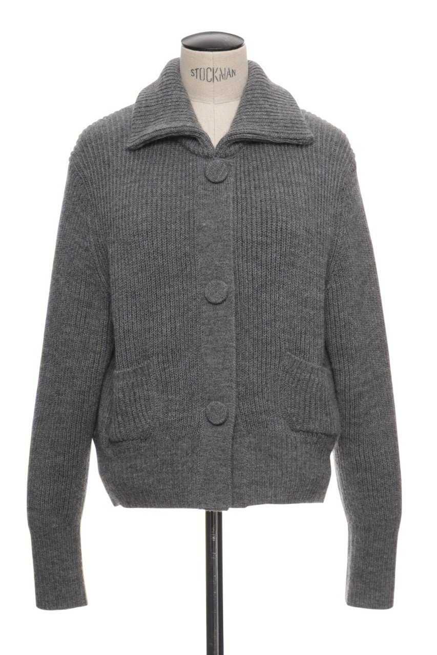 【オブリオ/AUBRIOT】のバルキーヤーン カーディガン インテリア・キッズ・メンズ・レディースファッション・服の通販 founy(ファニー) 　ファッション　Fashion　レディースファッション　Fashion for Women　トップス・カットソー　Cut & Sew Tops　ニット　Knit Tops & Sweaters　カーディガン・羽織り　Layered Style Cardigans　カーディガン　Cardigan, Knitwear　ボックス　Boxy, Box Shape　グレー|ID: prp329100004874854 ipo3291000000036360951