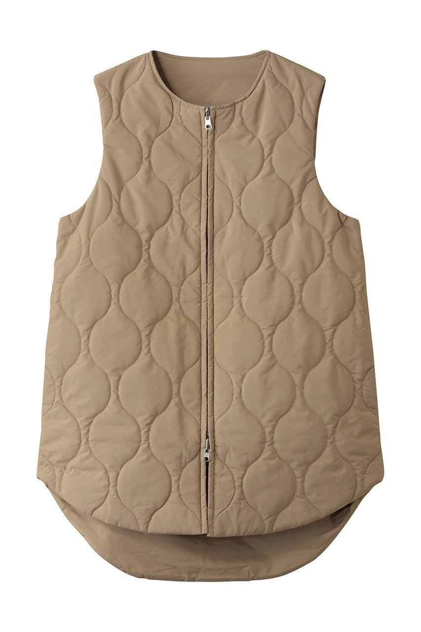 【ナナデコール/nanadecor】のKOキルティングベスト インテリア・キッズ・メンズ・レディースファッション・服の通販 founy(ファニー) 　ファッション　Fashion　レディースファッション　Fashion for Women　アウター　Coat / Outerwear Collection　レディースジャケット・軽アウター　Jackets　なめらか　Smooth, Silky Texture　エレガント 上品　Elegant　キルティング　Quilted, Quilting　ジャケット　Jacket, Outerwear　ベスト　Vest, Waistcoat　ベージュ|ID: prp329100004874861 ipo3291000000036361008
