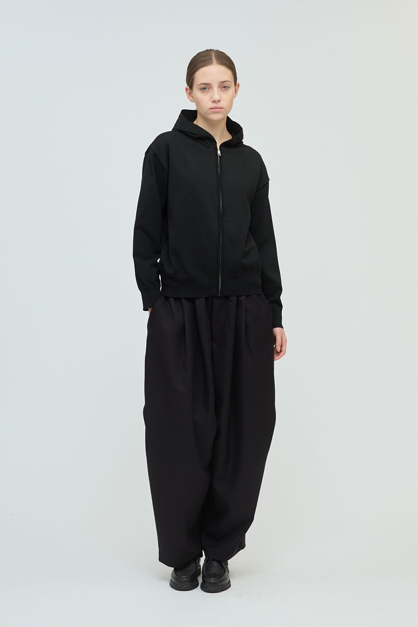 【ミズイロ インド/mizuiro ind】のジップフードニットプルオーバー 人気、トレンドファッション・服の通販 founy(ファニー) 　ファッション　Fashion　レディースファッション　Fashion for Women　トップス・カットソー　Cut & Sew Tops　ニット　Knit Tops & Sweaters　レディースパーカー・カジュアルフーディー　Casual Hoodies & Sweatshirts　カジュアルプルオーバー・ニットトップス　Pullovers & Knit Tops / Casual Pullovers　シンプル　Simple, Minimal　パーカー　Hoodie, Parka　other-6|ID: prp329100004874866 ipo3291000000036361061