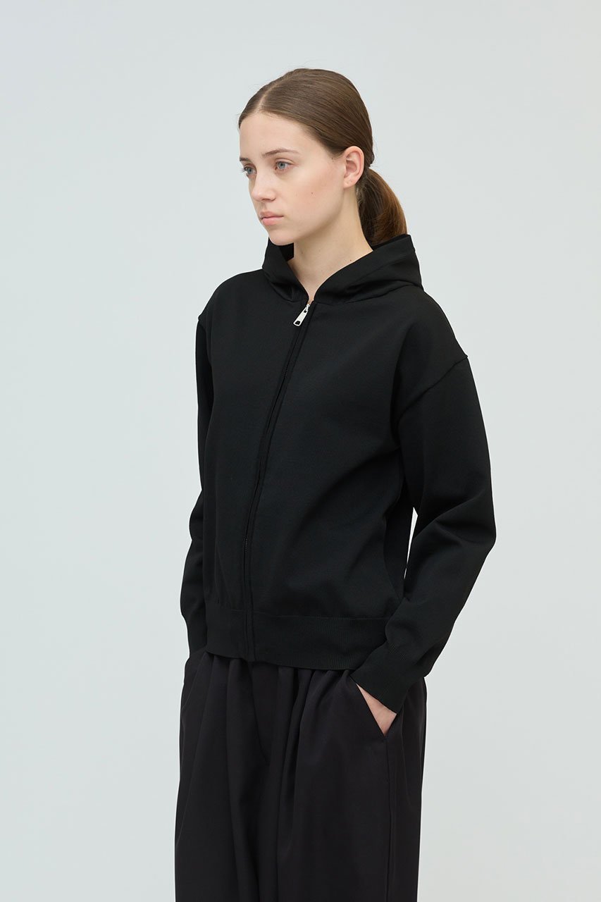 【ミズイロ インド/mizuiro ind】のジップフードニットプルオーバー 人気、トレンドファッション・服の通販 founy(ファニー) 　ファッション　Fashion　レディースファッション　Fashion for Women　トップス・カットソー　Cut & Sew Tops　ニット　Knit Tops & Sweaters　レディースパーカー・カジュアルフーディー　Casual Hoodies & Sweatshirts　カジュアルプルオーバー・ニットトップス　Pullovers & Knit Tops / Casual Pullovers　シンプル　Simple, Minimal　パーカー　Hoodie, Parka　other-8|ID: prp329100004874866 ipo3291000000036361063