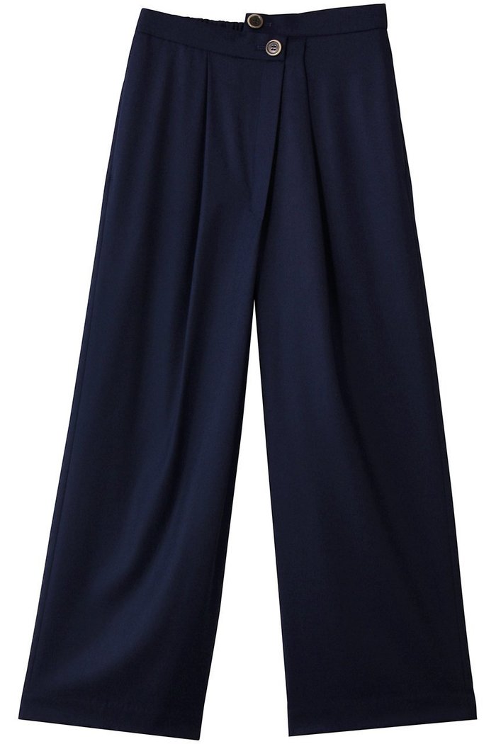 【エンフォルド/ENFOLD】のWIDE-TROUSERS/トラウザーズ・パンツ インテリア・キッズ・メンズ・レディースファッション・服の通販 founy(ファニー) https://founy.com/ ファッション Fashion レディースファッション Fashion for Women パンツ Pants & Trousers ストレッチ Stretch, Stretchy Fabric ストレート Straight, Straight Cut リラックス Relax, Relaxed Fit ワイド Wide, Wide Fit |ID: prp329100004874876 ipo3291000000036361121