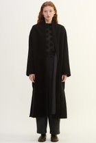 【プレインピープル/PLAIN PEOPLE】のカシミヤフリースコート ブラック|ID: prp329100004874879 ipo3291000000036801930