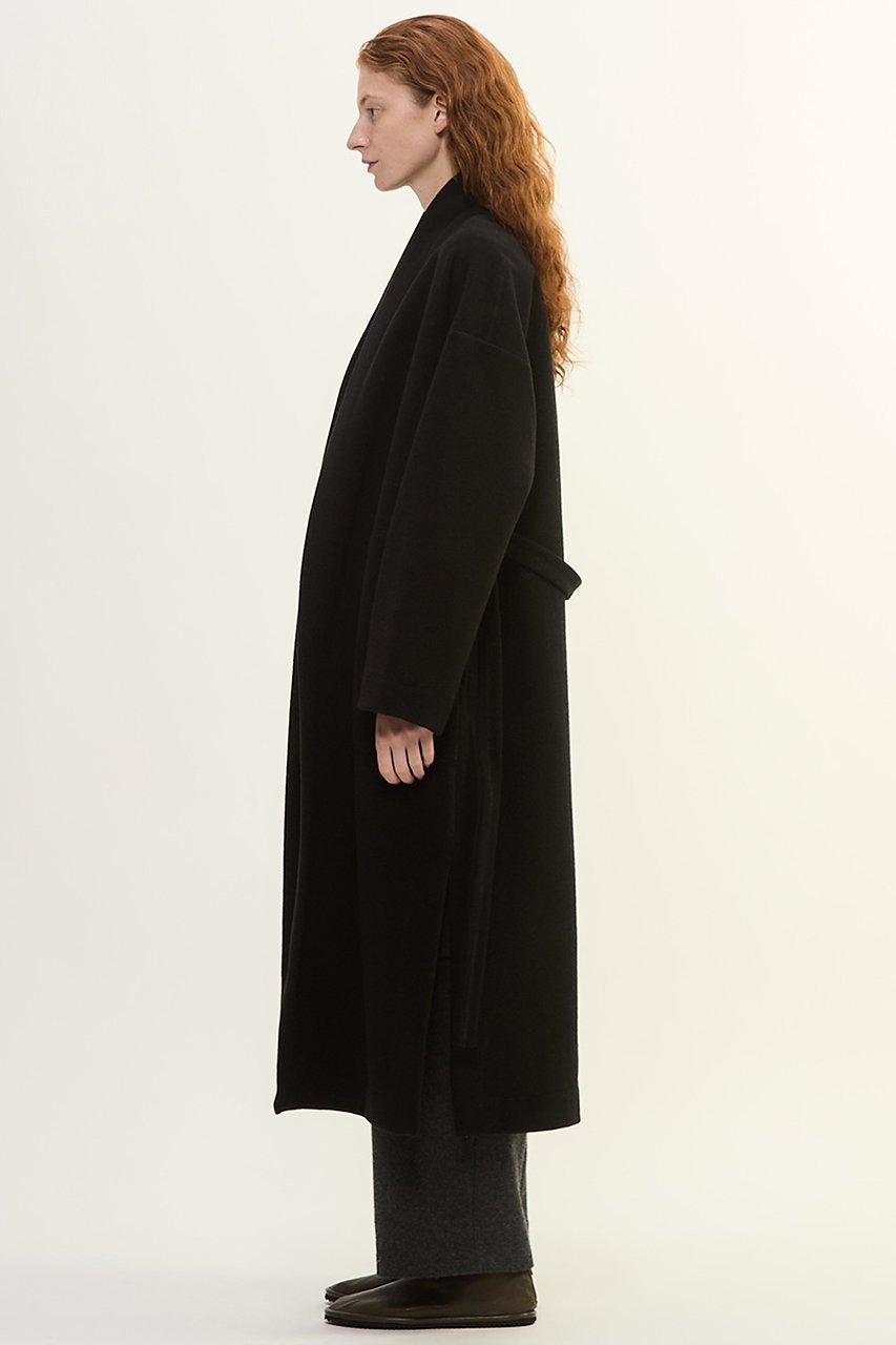 【プレインピープル/PLAIN PEOPLE】のカシミヤフリースコート 大人の最旬トレンドファッション＆コーディネート founy(ファウニー) 　ファッション　Fashion　レディースファッション　Fashion for Women　アウター　Coat / Outerwear Collection　コート・ロングコート・ピーコート　Long Coats, Peacoats & More　なめらか　Smooth, Silky Texture　ガウン　Gown, Robe　ストール　Stole, Wrap　スリット　Slit, Slit Detail　タートル　Turtleneck, Turtle Collar　ロング　Long, Long-Length　other-2|ID: prp329100004874879 ipo3291000000036801933