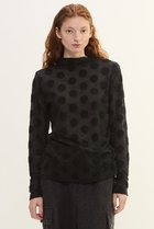 【プレインピープル/PLAIN PEOPLE】のドットジャージハイネックTシャツ 人気、トレンドファッション・服の通販 founy(ファニー) ファッション Fashion レディースファッション Fashion for Women トップス・カットソー Cut & Sew Tops シャツ・ブラウス・オフィスカジュアル Elegant Blouses & Button-Ups ロングTシャツ・Tシャツ Longline T-Shirts & Tees カットソー・ベーシックTシャツ Cut-and-Sewn Tops / Stretch Tees & Basics インナー Innerwear シアー Sheer, See-Through スリーブ Sleeve, Long Sleeve / Short Sleeve ドット Polka Dot, Dot Pattern フィット Fit, Slim Fit ロング Long, Long-Length 冬 Winter / This Winter thumbnail チャコールグレー|ID: prp329100004874880 ipo3291000000036361150