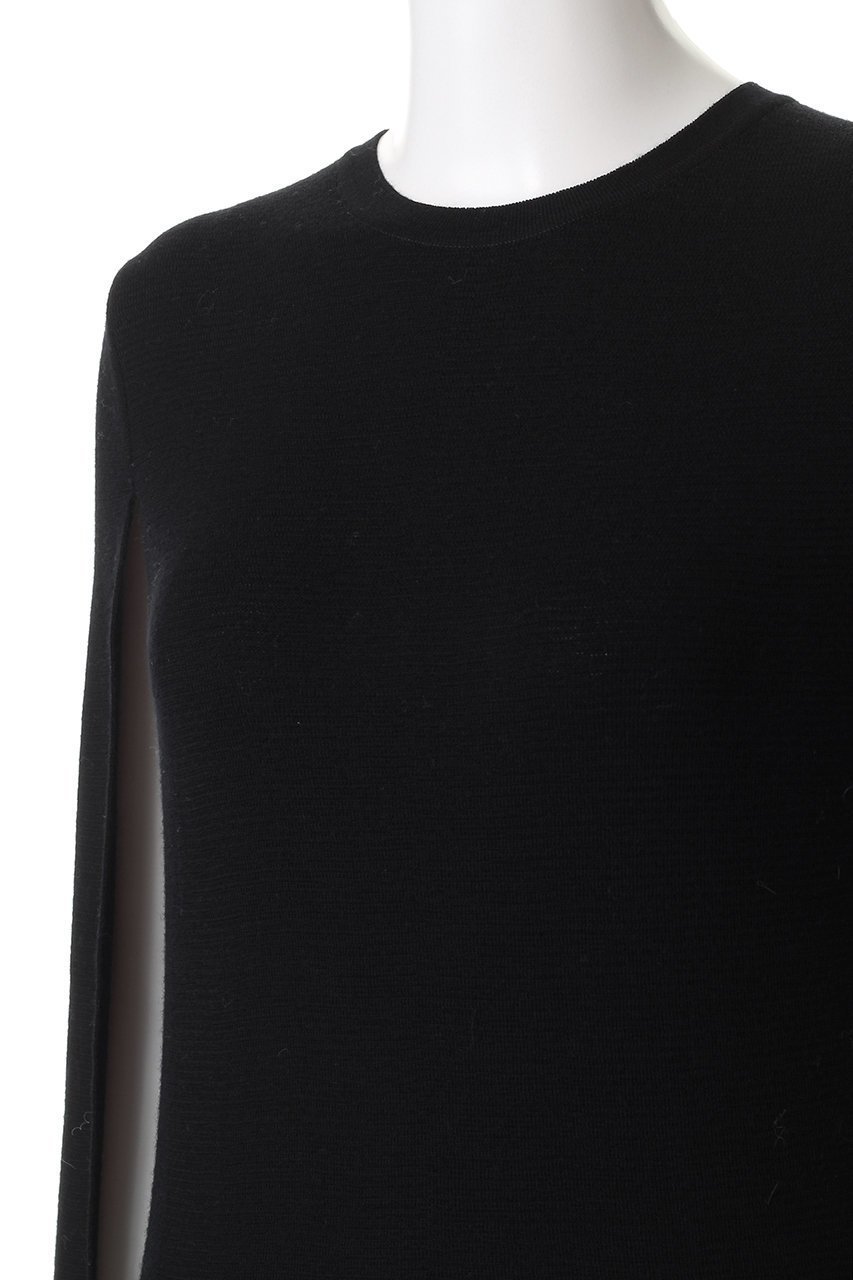 【レモンプレット/Lemonplet】のKNIT BLISS CAPE-LAYERED TOP 人気、トレンドファッション・服の通販 founy(ファニー) 　ファッション　Fashion　レディースファッション　Fashion for Women　トップス・カットソー　Cut & Sew Tops　ニット　Knit Tops & Sweaters　カジュアルプルオーバー・ニットトップス　Pullovers & Knit Tops / Casual Pullovers　エレガント 上品　Elegant　ドッキング　Docking, Mixed Material　ノースリーブ　Sleeveless, No-Sleeve　パーティ　Party, Party Style　冬　Winter / This Winter　秋　Autumn　長袖　Long Sleeve, Full Sleeve　other-5|ID: prp329100004874885 ipo3291000000036361196